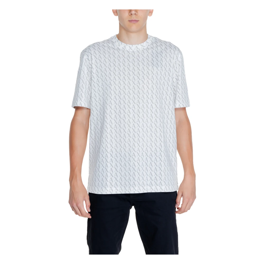 Armani Exchange Heren T-Shirt en Polo Collectie White Heren