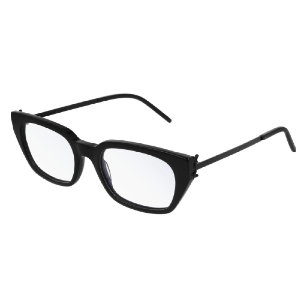 Saint Laurent Zwarte Transparante SL M48 Zonnebril Black Unisex