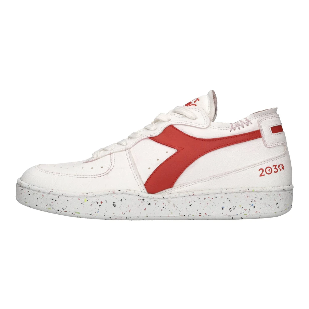 Diadora Mi Basket Row Cut 2030 Heren Schoenen Wit