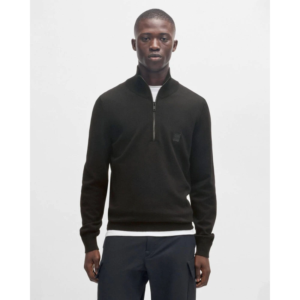 Boss Black Elegante Zwarte Overhemd Black Heren