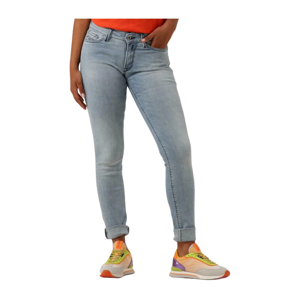 Replay Luz Broek Blue Dames