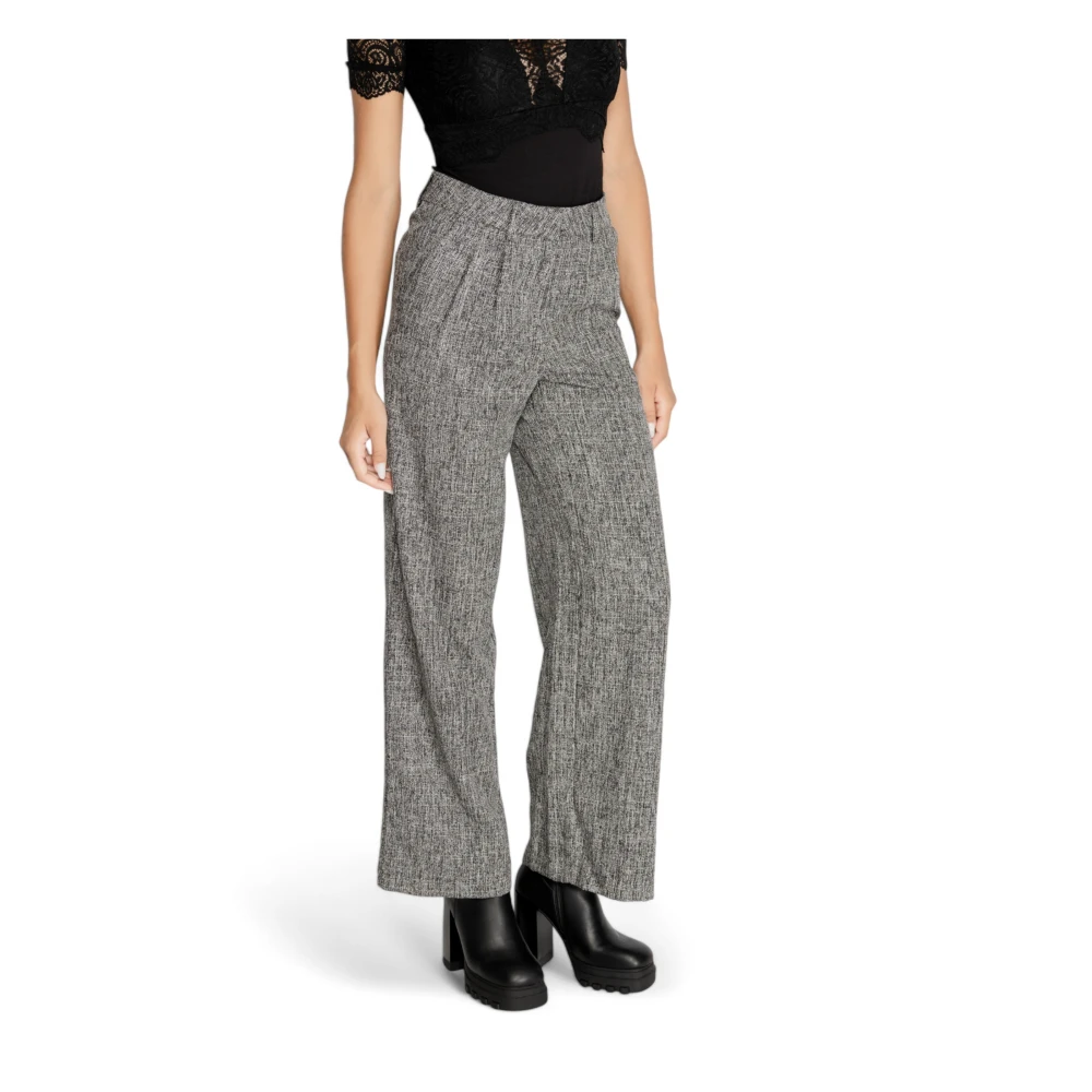 Vila Zwarte Marl Ritsbroek met Achterzakken Black Dames