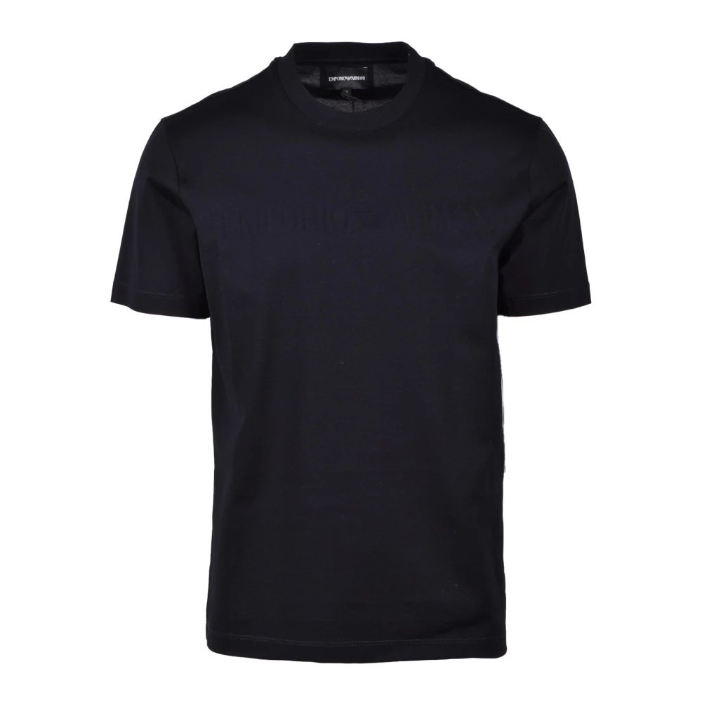 Emporio Armani Katoenen T-shirt Blue Heren