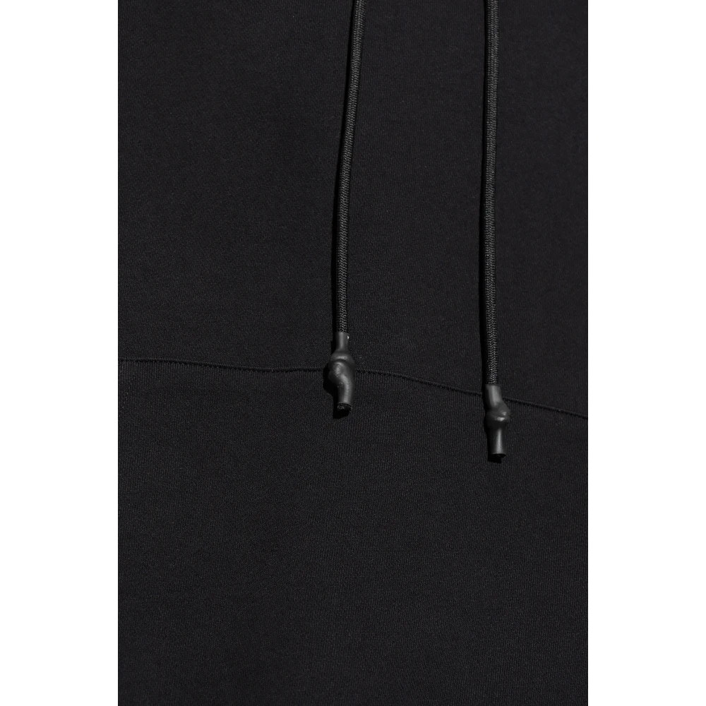 44 Label Group Hoodie met capuchon en kangoeroezak Black Heren