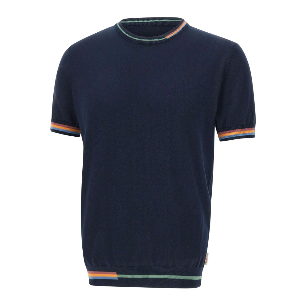 BOB Middernachtblauwe Katoenen Trui Blue Heren