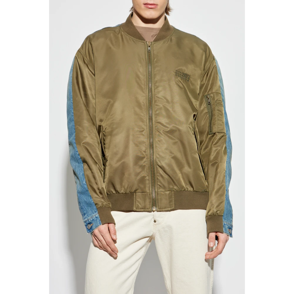 MM6 Maison Margiela Jas van Gemengde Materialen Green Heren
