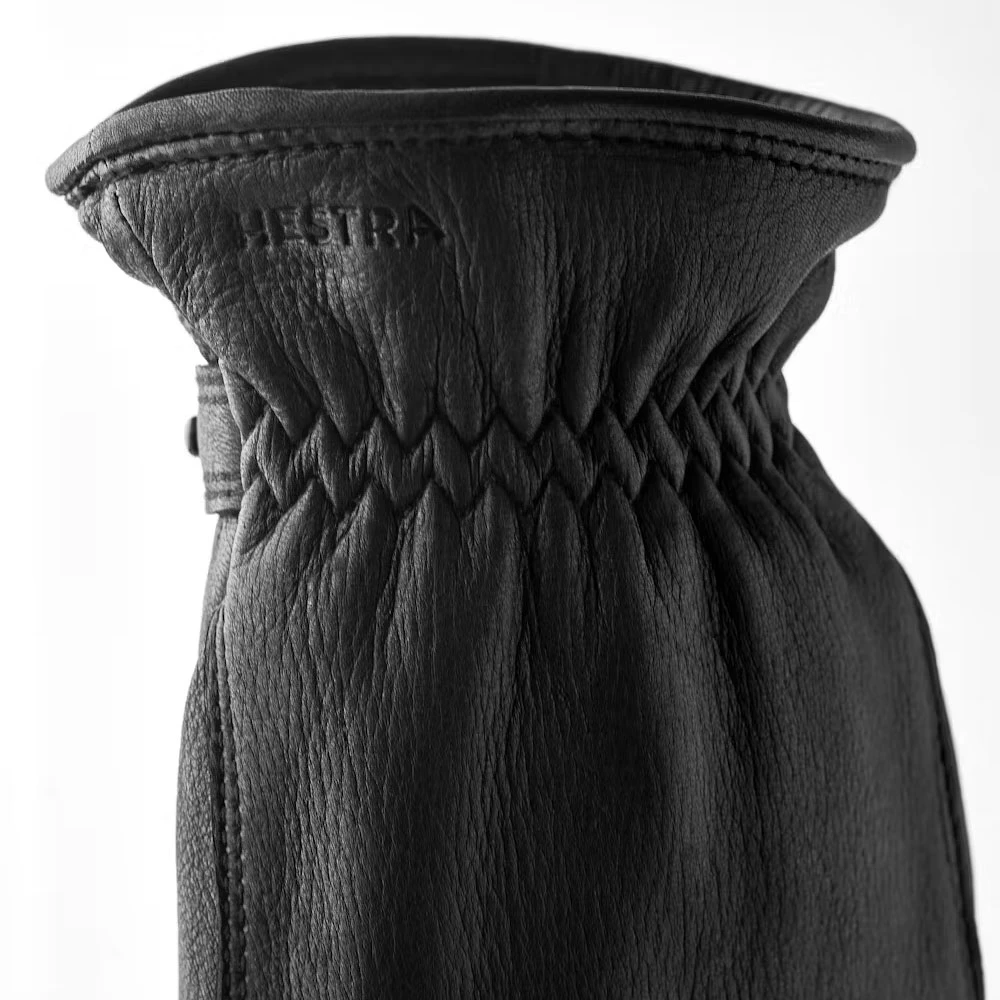 Hestra Winterhandschoenen Leer Wol Polyester Black Unisex