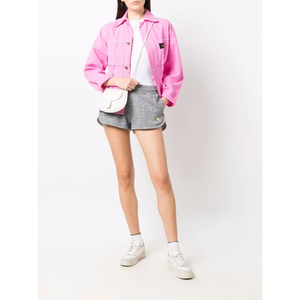 Golden Goose Mini-shorts met sterrenprint Gray Dames