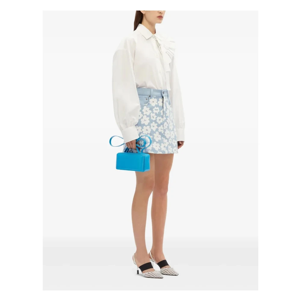 Msgm Stijlvolle Rok Blue Dames