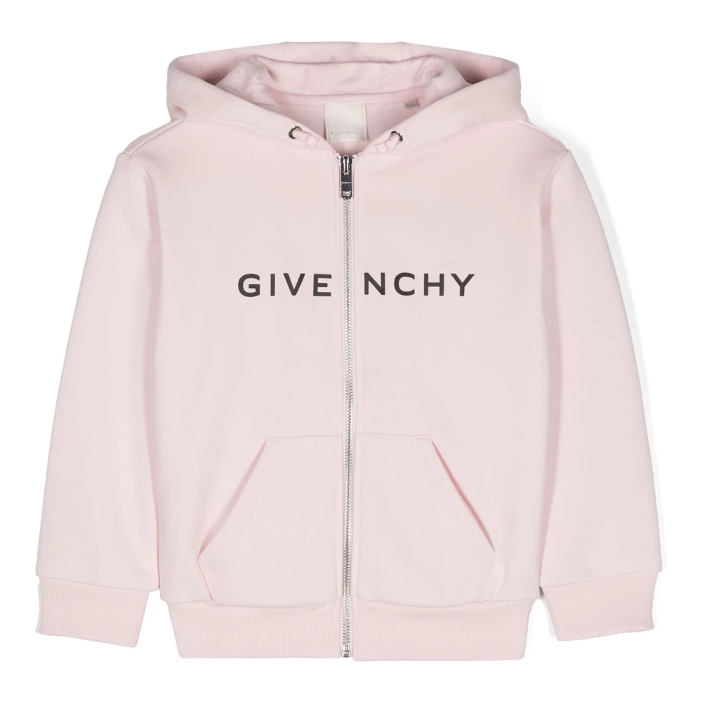 Givenchy Barn Rosa Tröja Hoodie Logotyptryck Pink, Flicka