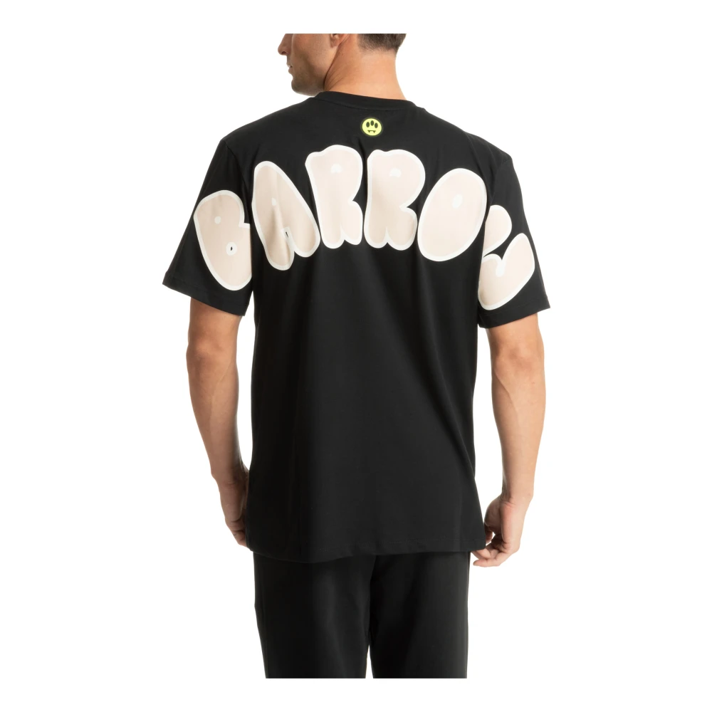 Barrow Effen Logo T-shirt Black Heren