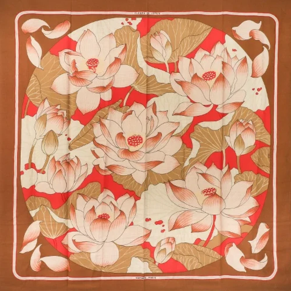 Hermès Vintage Pre-owned Cashmere scarves Multicolor Dames