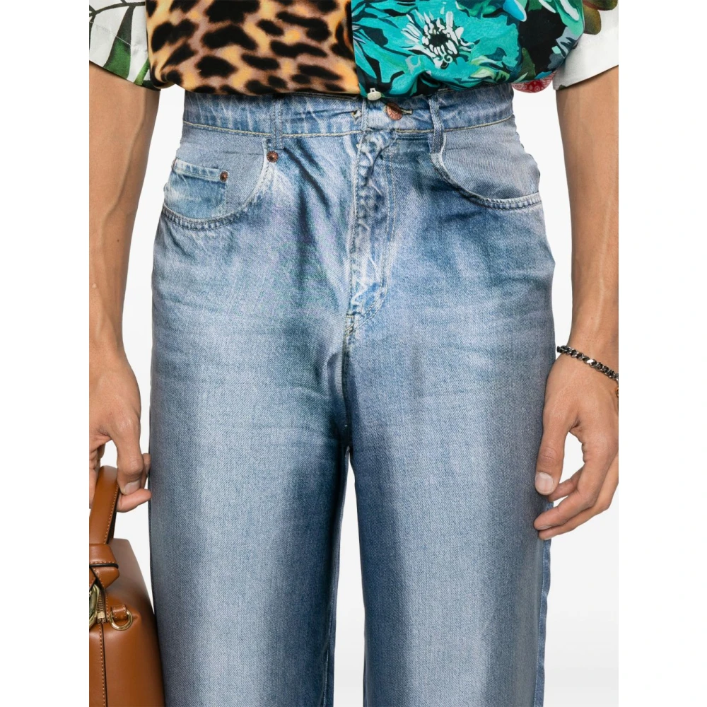 Pierre-Louis Mascia Blauwe Broek met Verborgen Rits Blue Dames