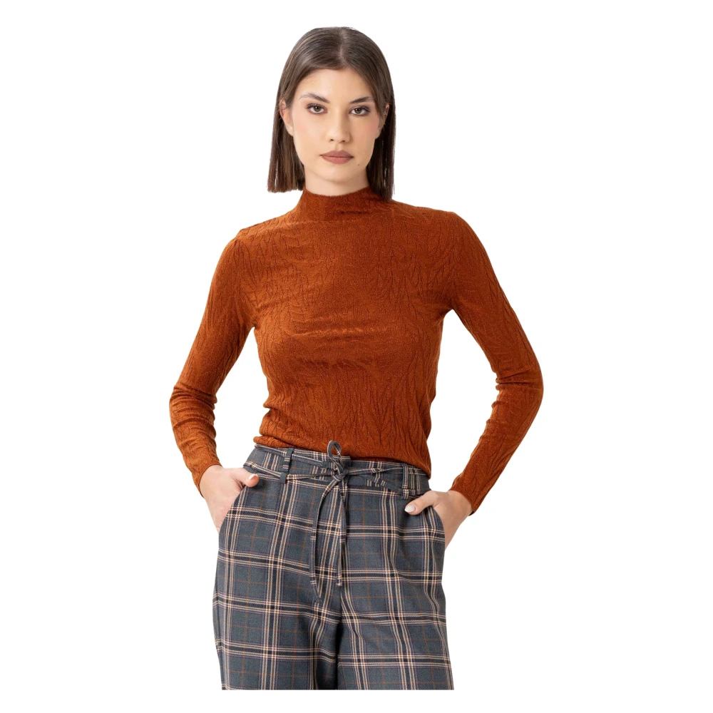 Kocca Women's Brown Eliseex Jumper - Turtlenecks - M - Knitwear
