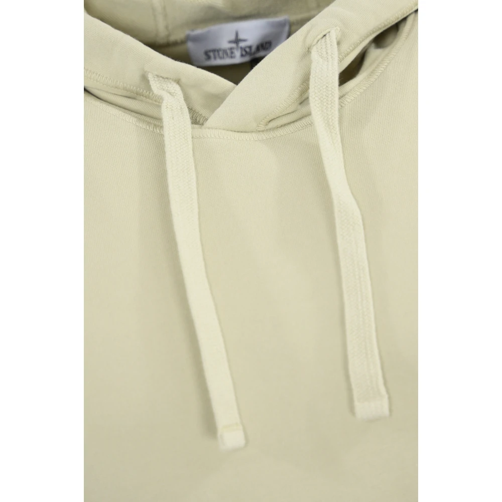 Stone Island Hoodie met Logo Patch Green Heren