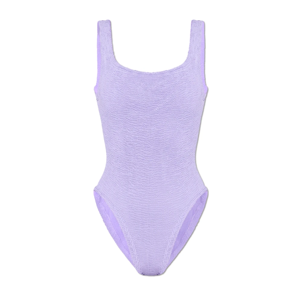 Hunza G Women's Purple Swimsuits, One Size, One-Piece Swimsuit