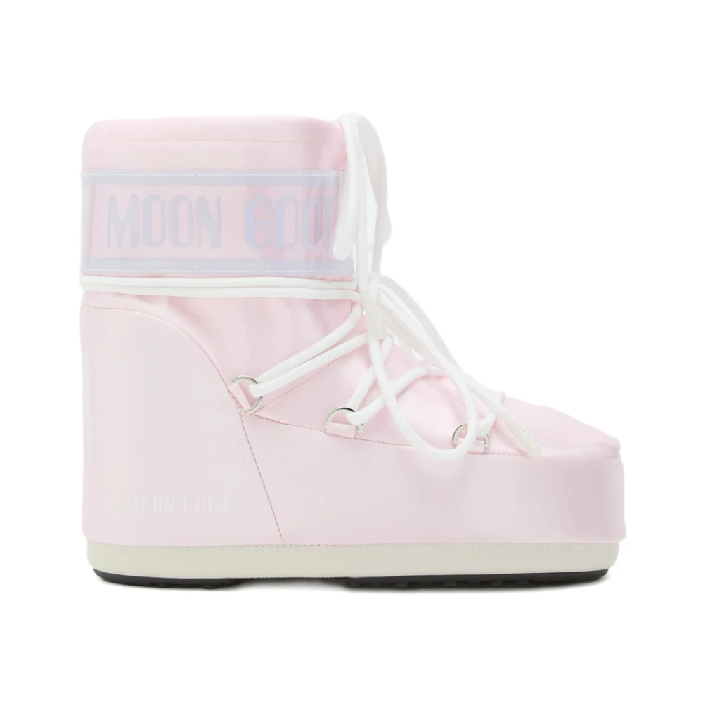 Moon Boot Women's Pink Icon Low - Winter Boots - 9 Uk - Shoes