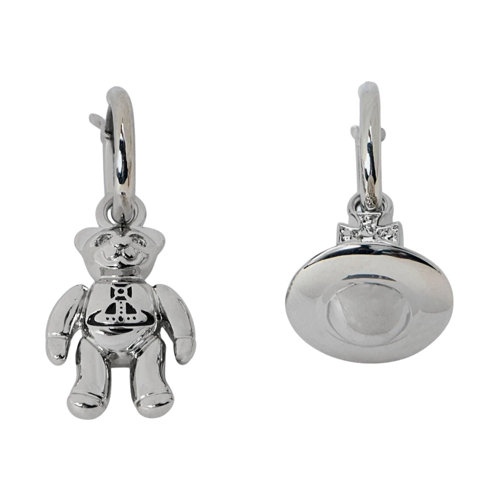 Vivienne Westwood Ruby Small Hoop Earrings - Jewellery Silver One Size - Immagine 2