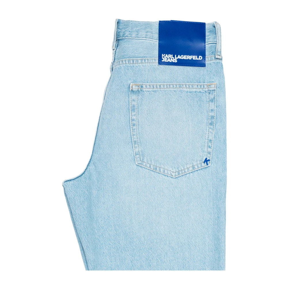 Karl Lagerfeld Biologische katoenen broek Blue Heren