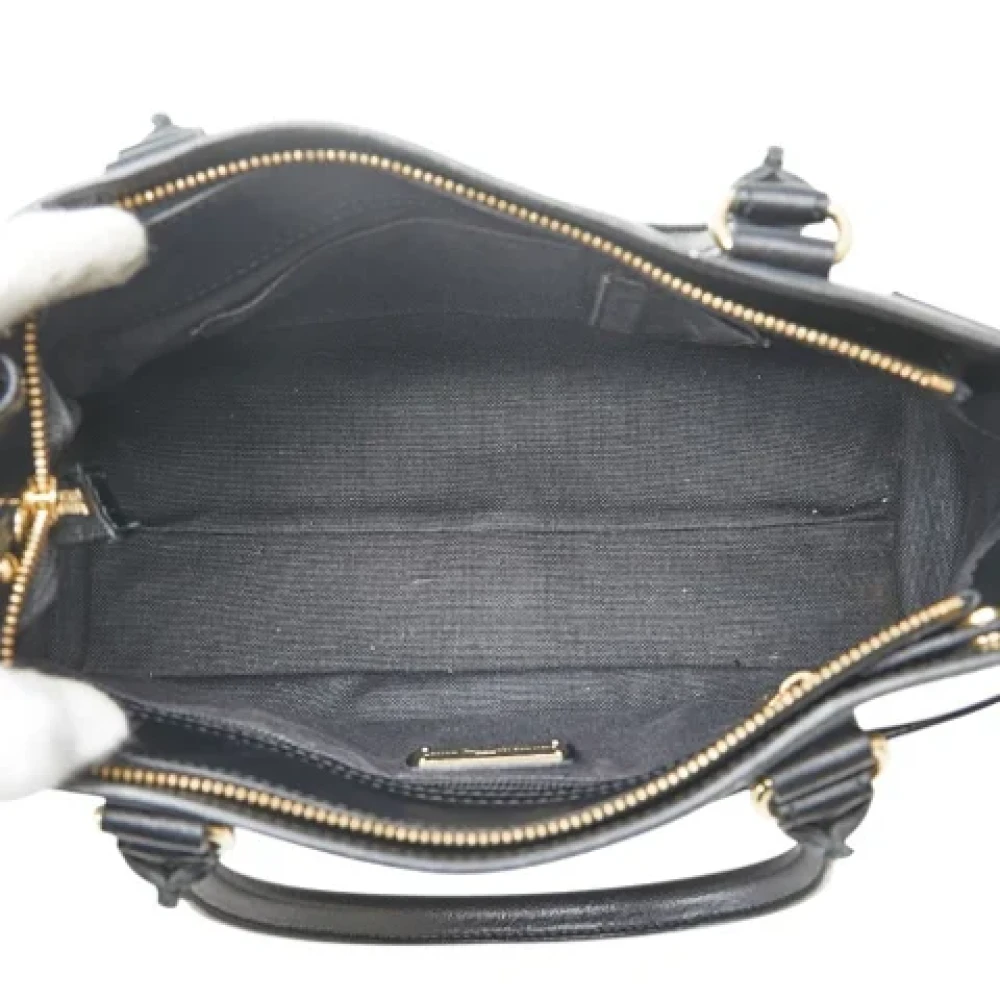 Salvatore Ferragamo Pre-owned Leather handbags Black Dames