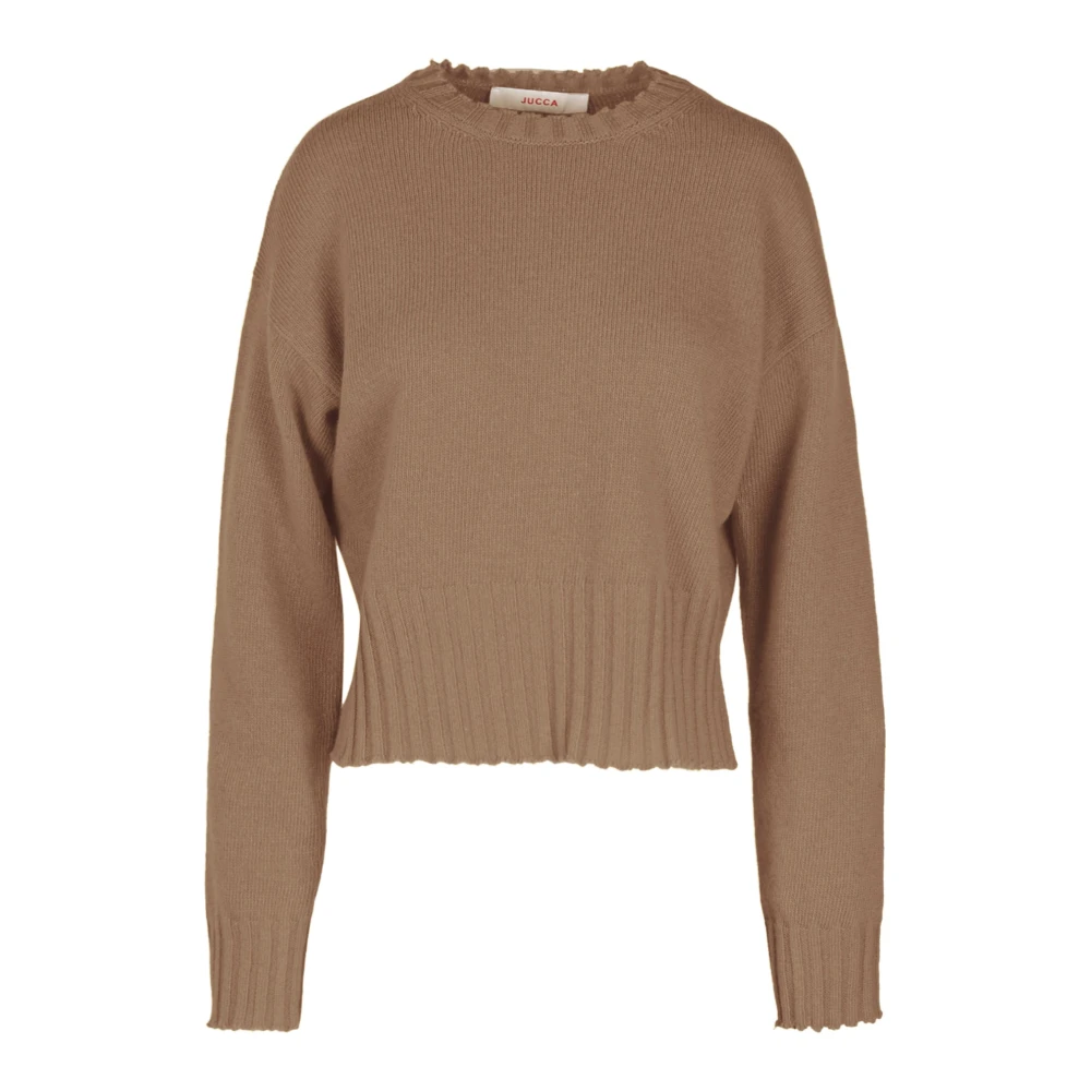 Jucca Vintage Wollen Trui Brown Dames