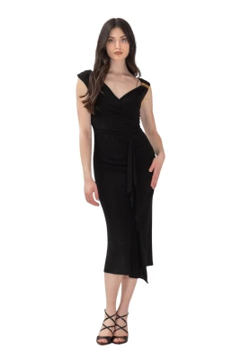 Viscose Jersey Midi Dress
