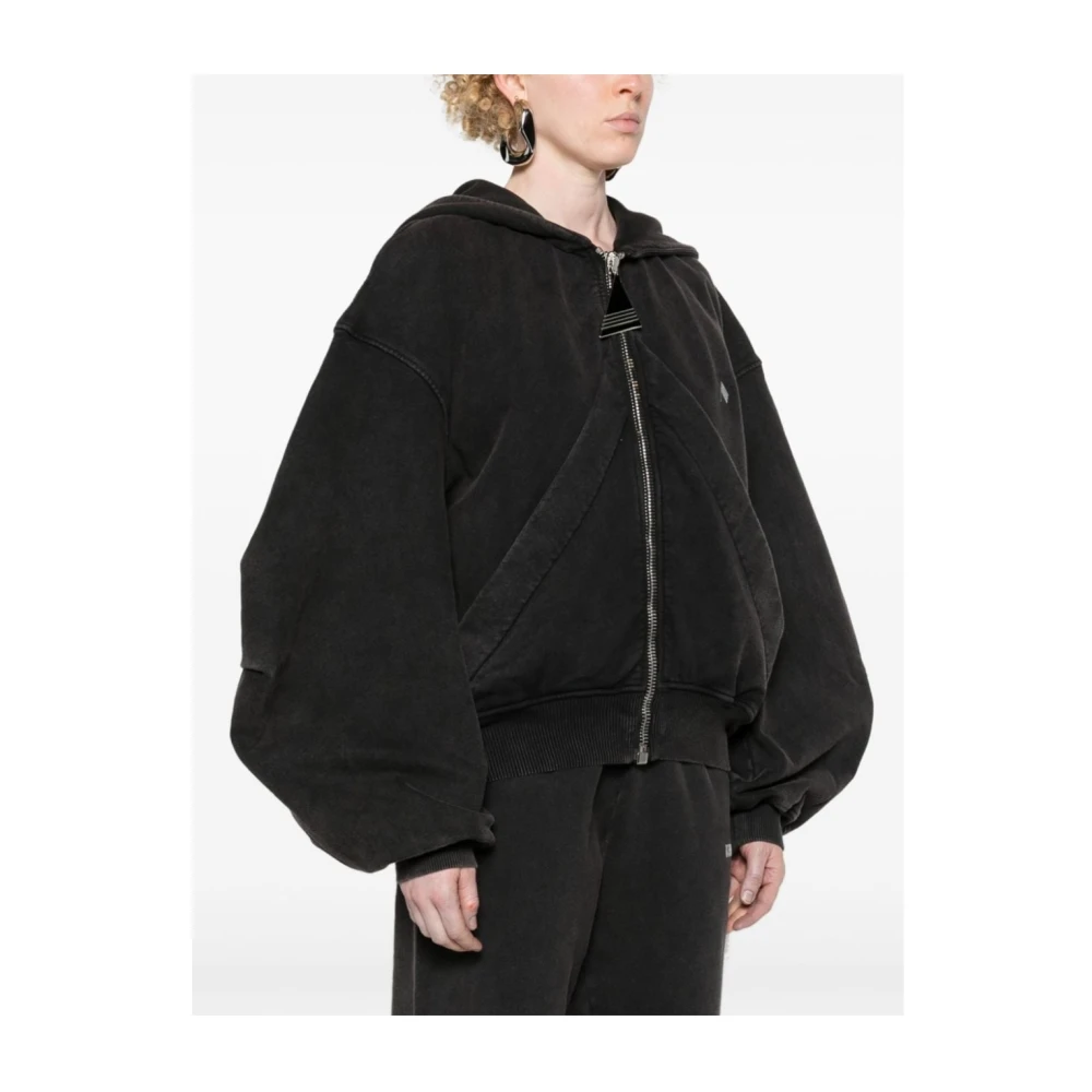 The Attico Compact Zwart Sweater Breiwerk Black Dames