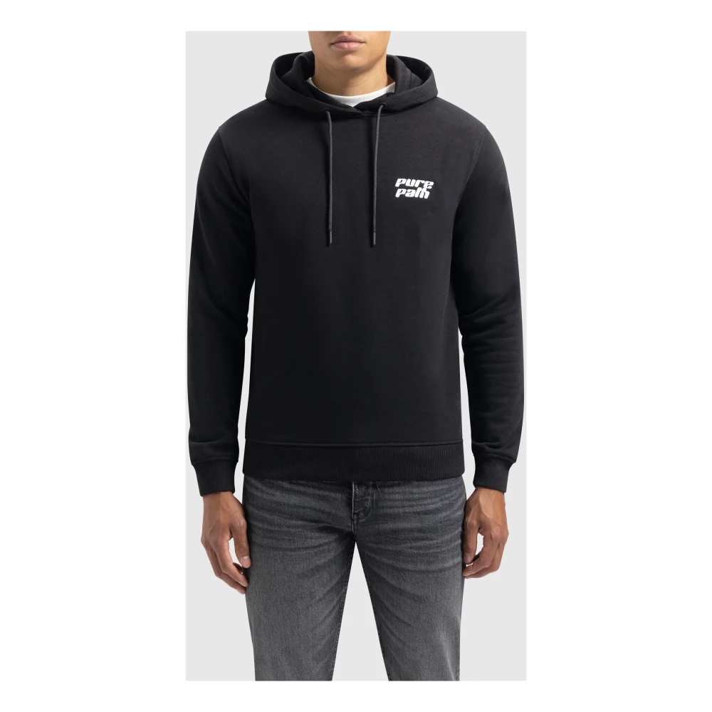 Pure Path Dimensional Script Hoodie Zwart Heren Black Heren