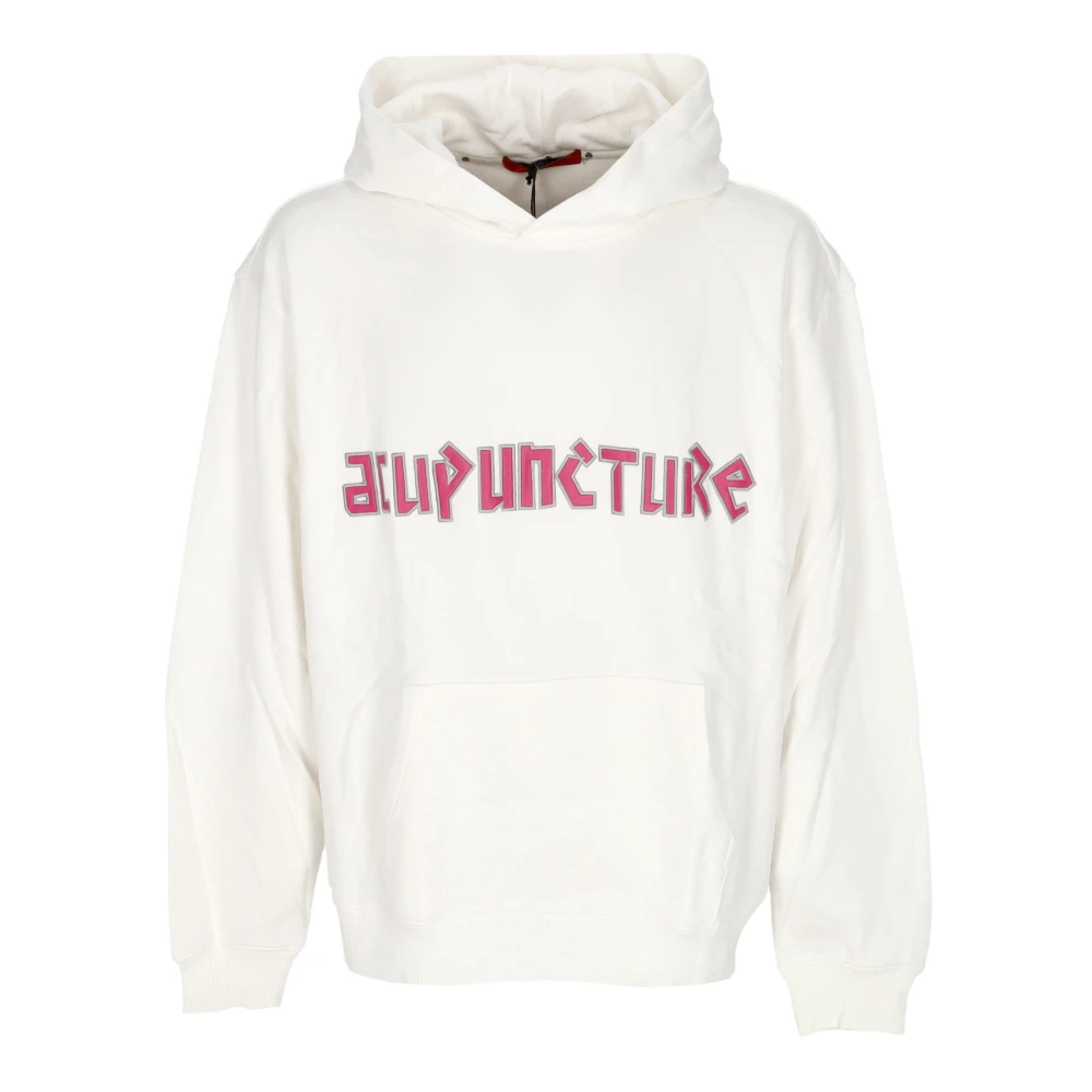 Acupuncture Vliegend Embleem Hoodie Wit White Heren
