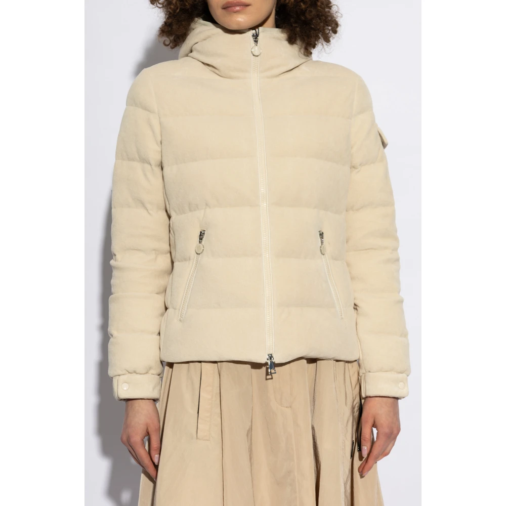 Moncler Donsjack Ivoire Beige Dames