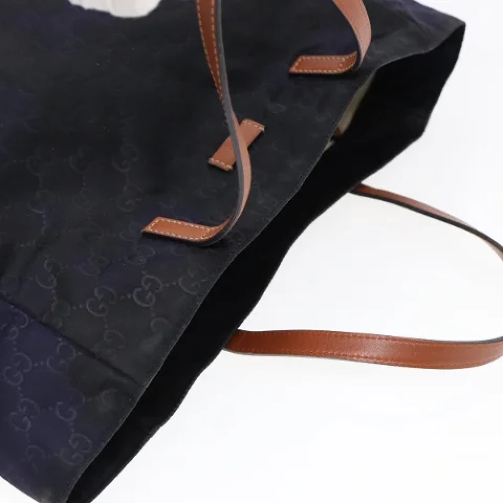 Gucci Vintage Pre-owned Nylon totes Black Dames
