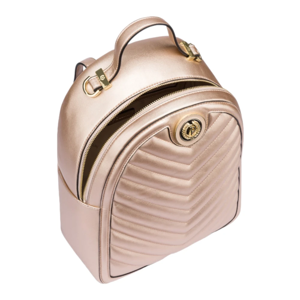 Pollini Rose Gold Gewatteerde Rugzak Pink Dames