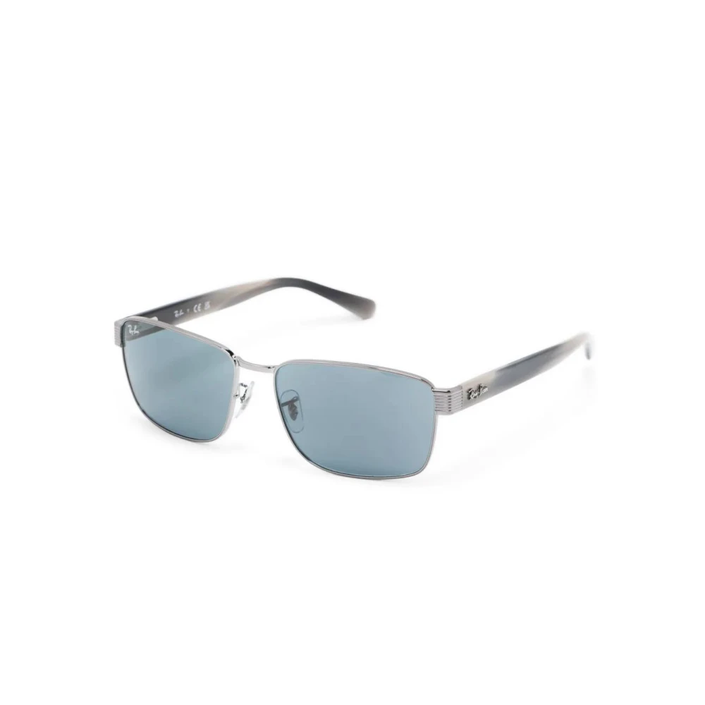 Ray-Ban Sunglasses - Havana Grey Frame Blue Lenses 59-18, RB3750 - Image 6