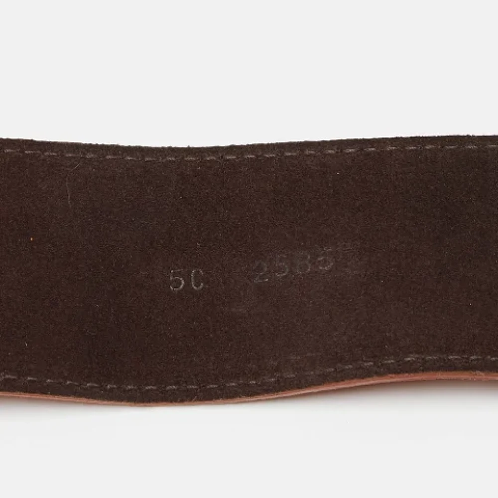 Miu Pre-owned Suede belts Orange Dames