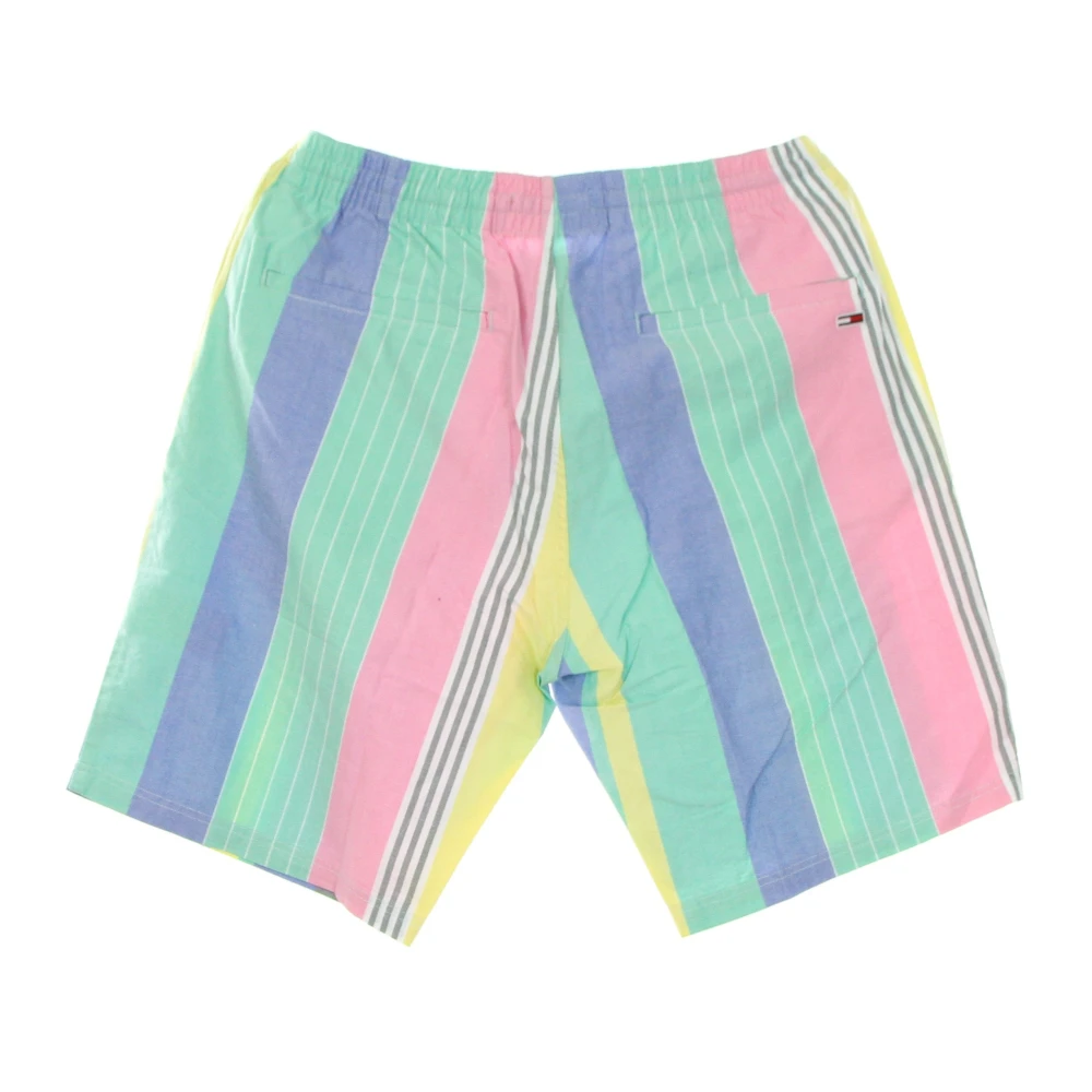 Tommy Hilfiger Gestreepte romantische roze herenshorts Multicolor Heren