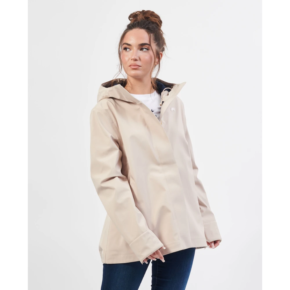 K-way Roze Flared Jas Madalina Pink Dames