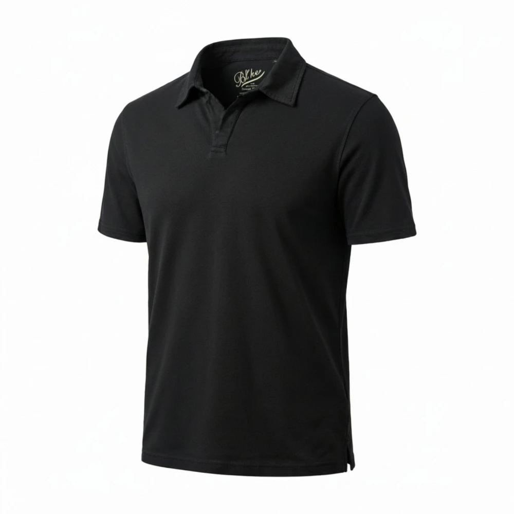 Bl'ker Black Polo Shirts, Male, Xl, Hamptons Polo