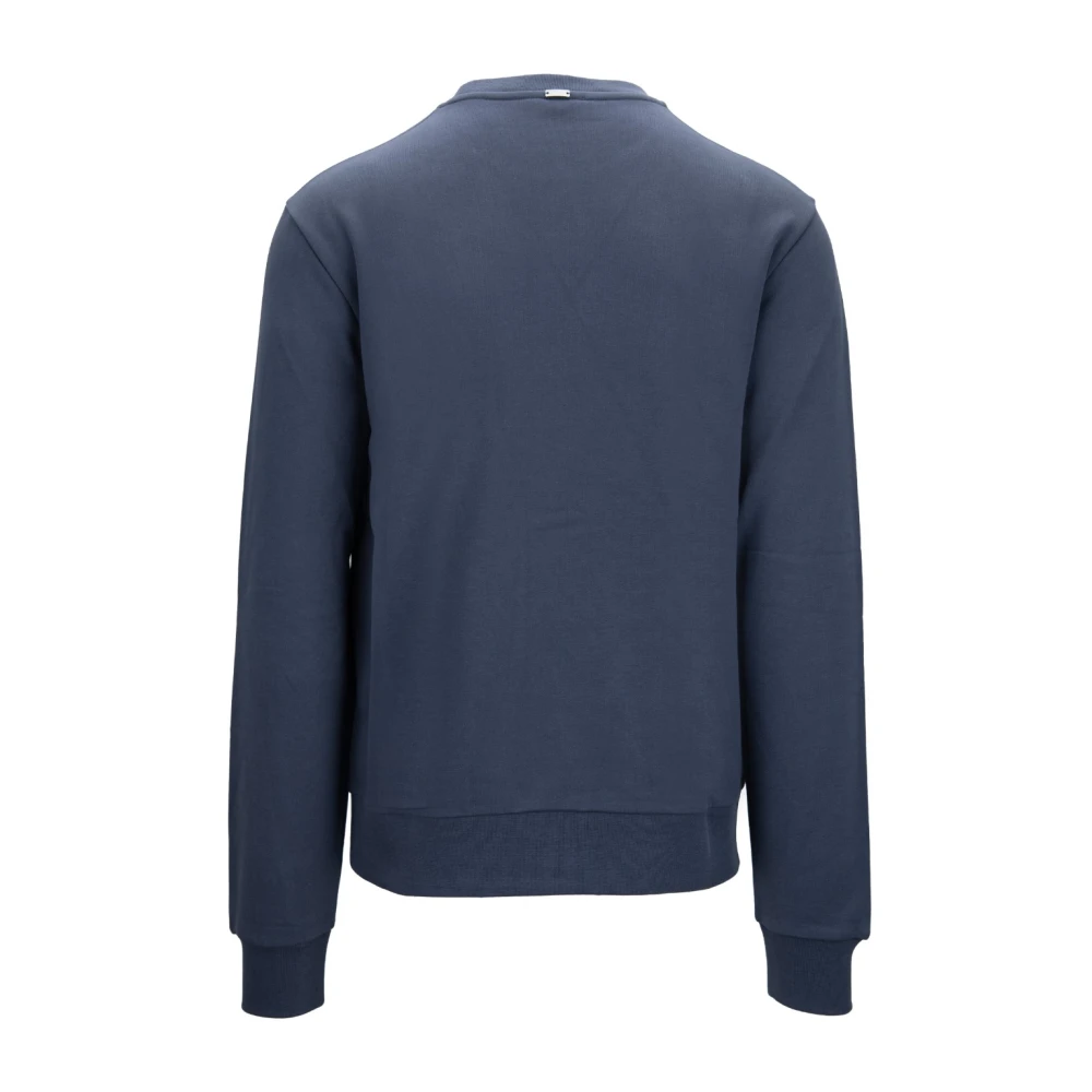 Herno Heren Pullover Sweater Resort Stijl Blue Heren
