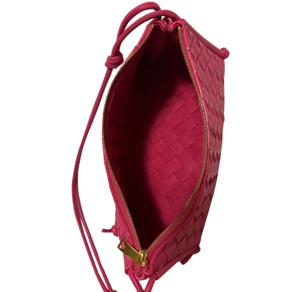 Bottega Veneta Vintage Pre-owned Leather shoulder-bags Pink Dames