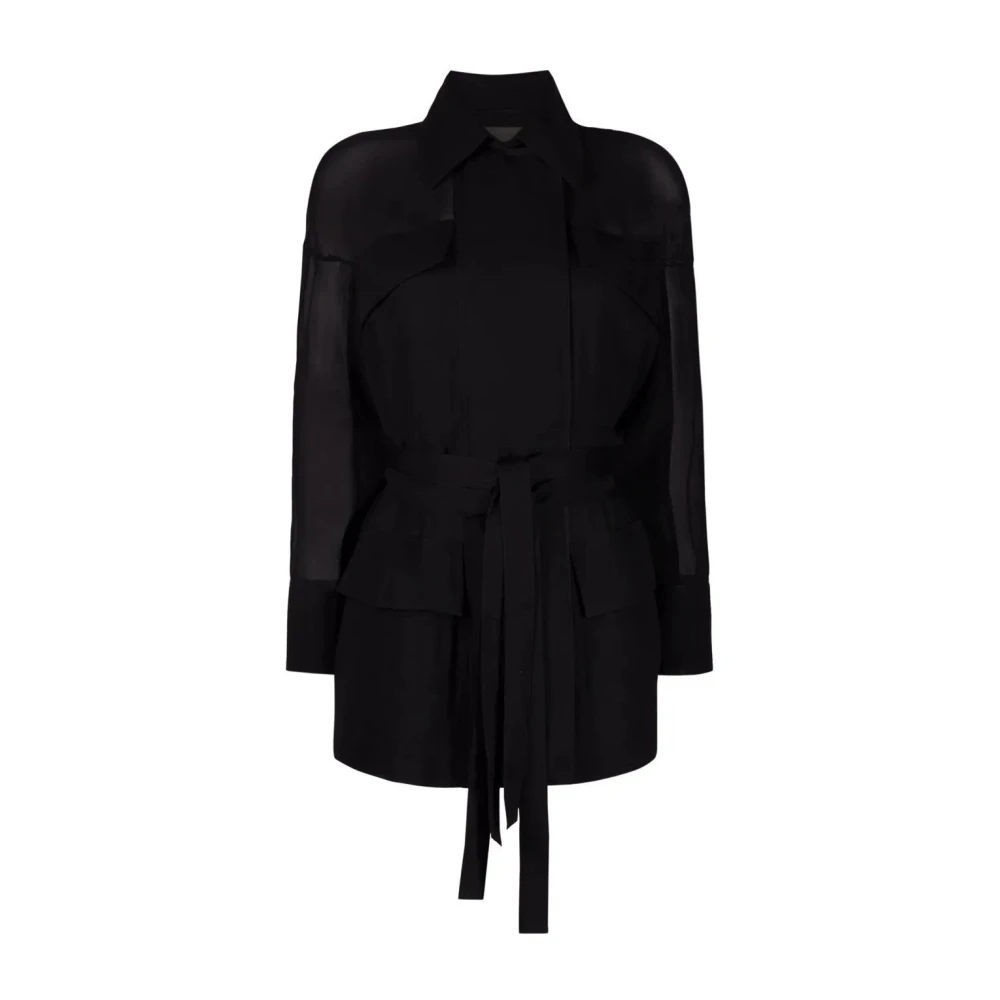Ferragamo Women's Black Parka Coat - Parkas - Xs - Coats