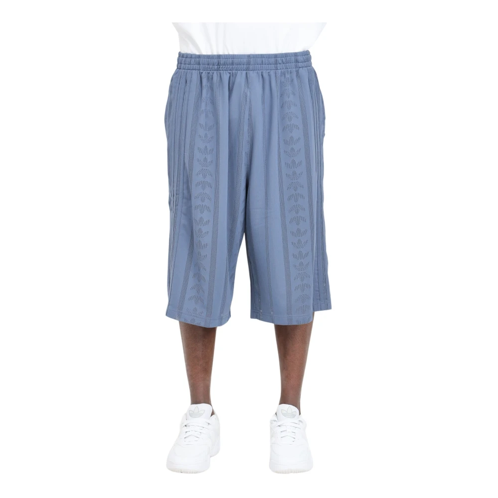 Adidas Originals Shorts met logo Blue Heren