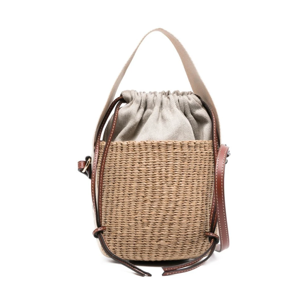 Chloé Woody Manden Tas Beige Dames