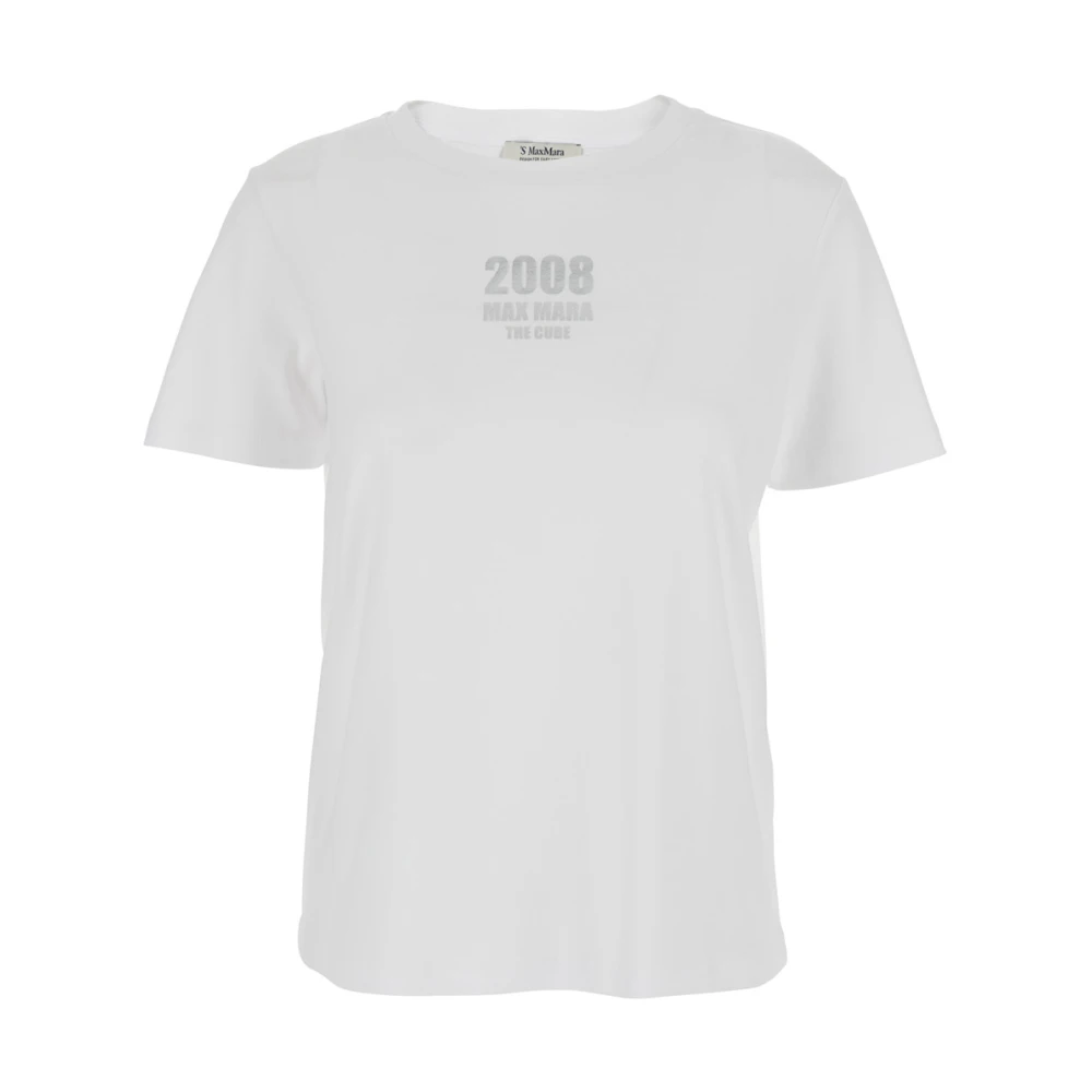 Max Mara Women's White T-Shirts, S, Quieto Crewneck T-Shirt