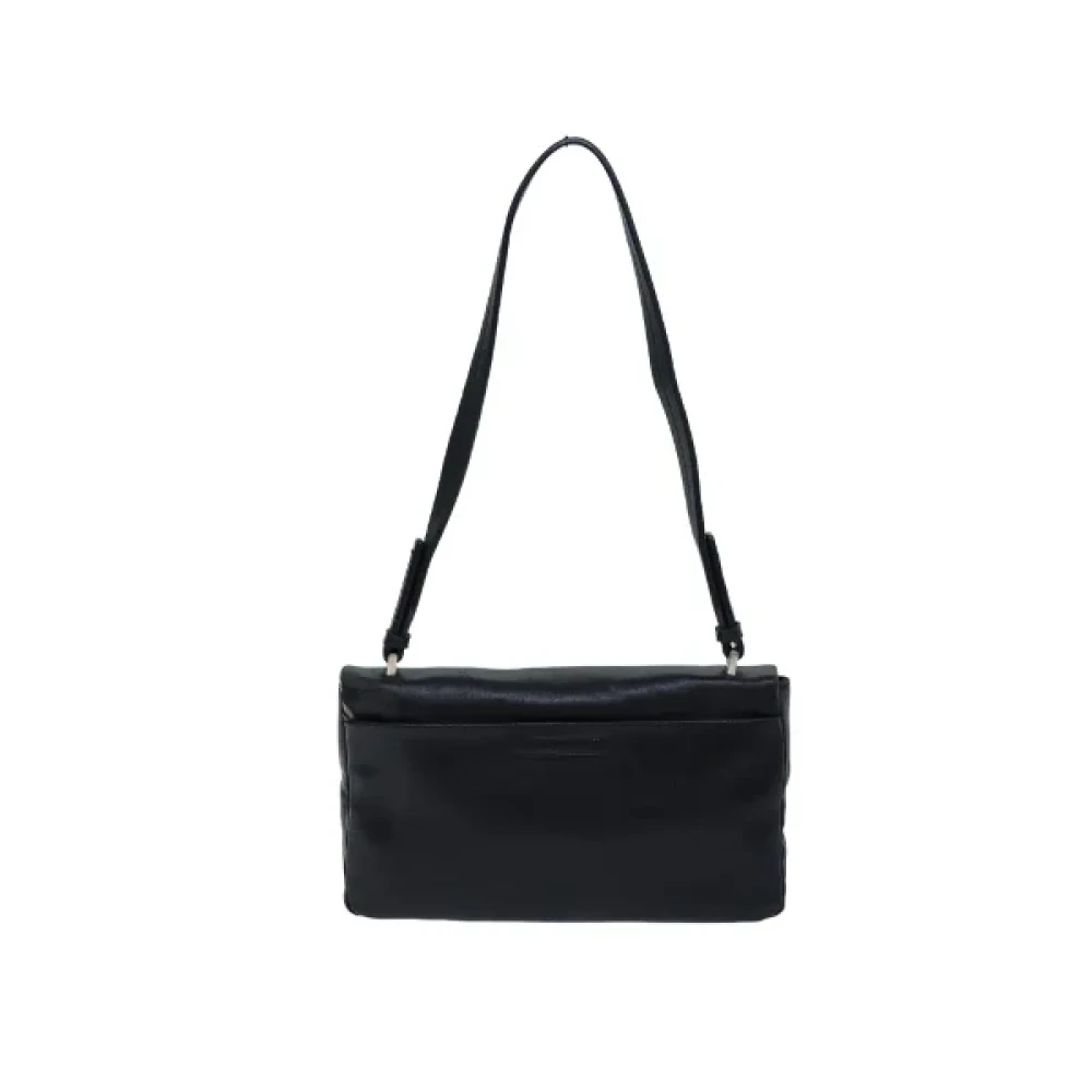 Prada Vintage Pre-owned Leather prada-bags Black Dames