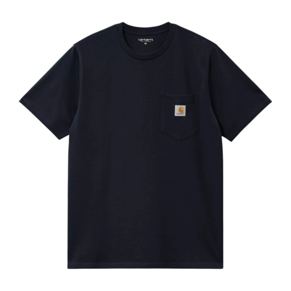 Carhartt Wip Blue T-Shirts, Male, L, S/S Pocket T-Shirt