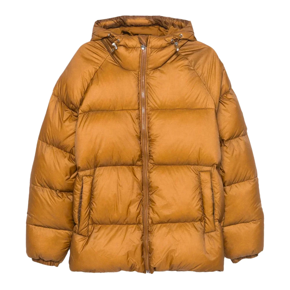 Pyrenex Lichtbruine Gewatteerde Winddichte Jas Brown Heren