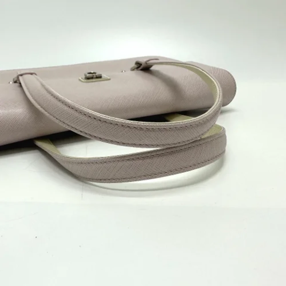 Salvatore Ferragamo Pre-owned Leather handbags Pink Dames
