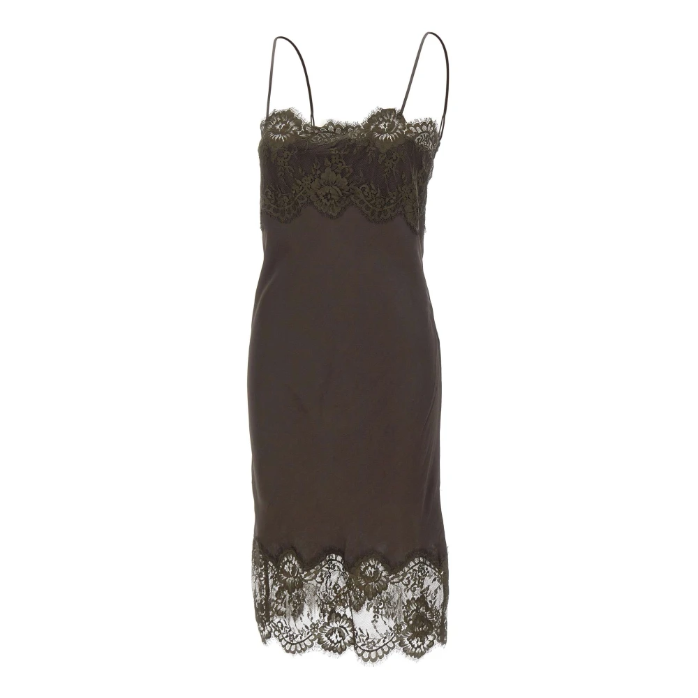 Birgitte Herskind Brown Linus Dress - Female - Midi Dresses - Xl - Dresses