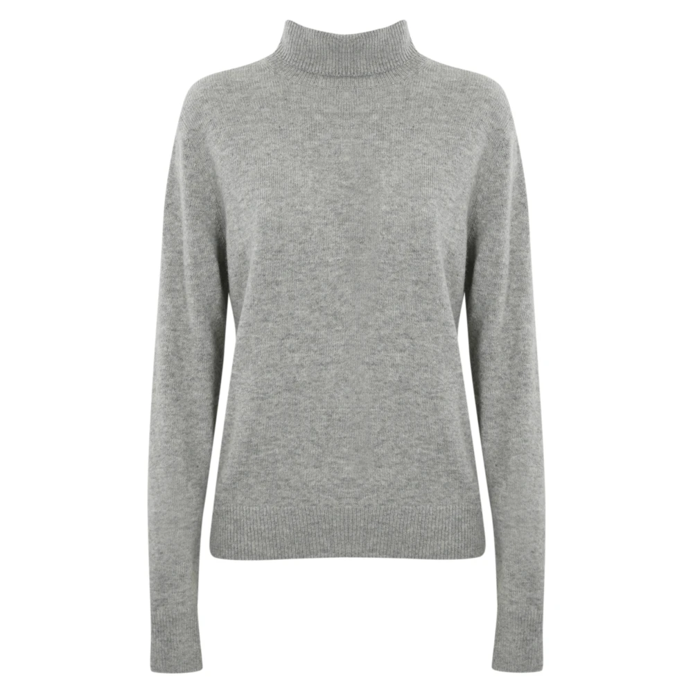 MC2 Saint Barth Hoge hals wol kasjmier trui Gray Dames