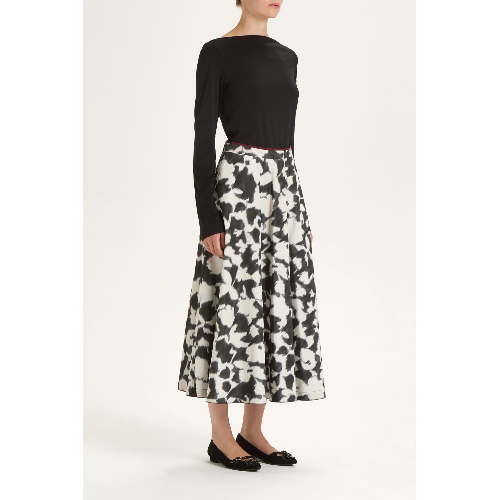 Maliparmi Foliage Chiné Jurk Multicolor Dames